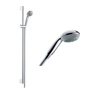 Hansgrohe BrauseSet Crometta85 Vario, Duschsystem komplett mit Duschstange 90cm - Bild 1 von 4