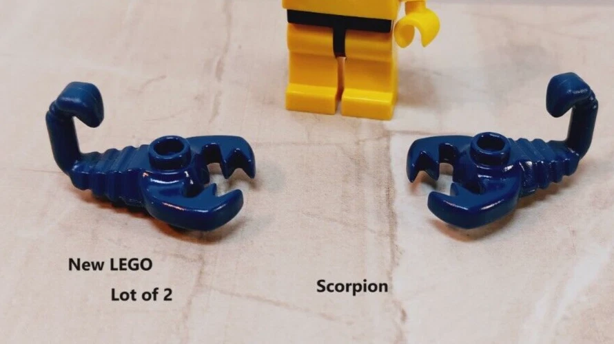 New LEGO Desert Insect Lot of 2 SCORPION Villain BUG Stinger Pinchers Poisoness - Image 1 of 1