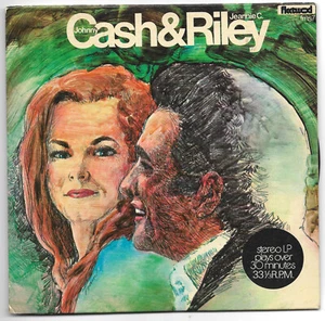JOHNNY CASH & JEANNIE C. RILEY COUNTRY 33 RPM EP KING & QUEEN OFCOUNTRYMUSIC M- - Picture 1 of 4