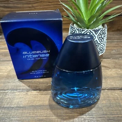 Blue Rush Intense • Eau De Toilette Spray Para Hombres 2.5 Fl Oz • 2009 Nuevo de Lote Antiguo Foto 1 de 2