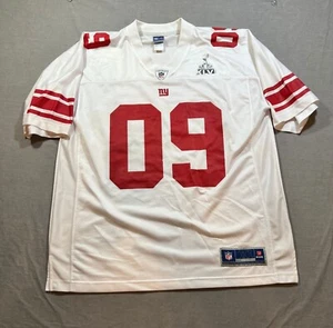 New York Giants Merced Super Bowl Jersey Mens XL White Short Sleeve Pullover. - Picture 1 of 11