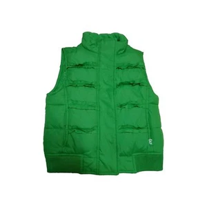 GapKids Ruffled Puffy Vest Green Girl's Size Small - Picture 1 of 7