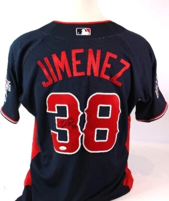Ubaldo Jimenez Autographed Majestic 2010 MLB All-Star Jersey (Size L) JSA COA - Image 1 of 4