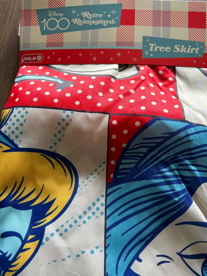 Disney 100 Years Retro Reimagined Tree Skirt 48” Collection