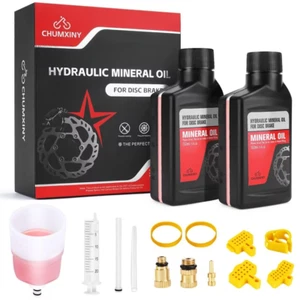 Brake Bleed Kit for SHIMANO Hydraulic Brakes 300ML Mineral Oil Brake New - Picture 1 of 12