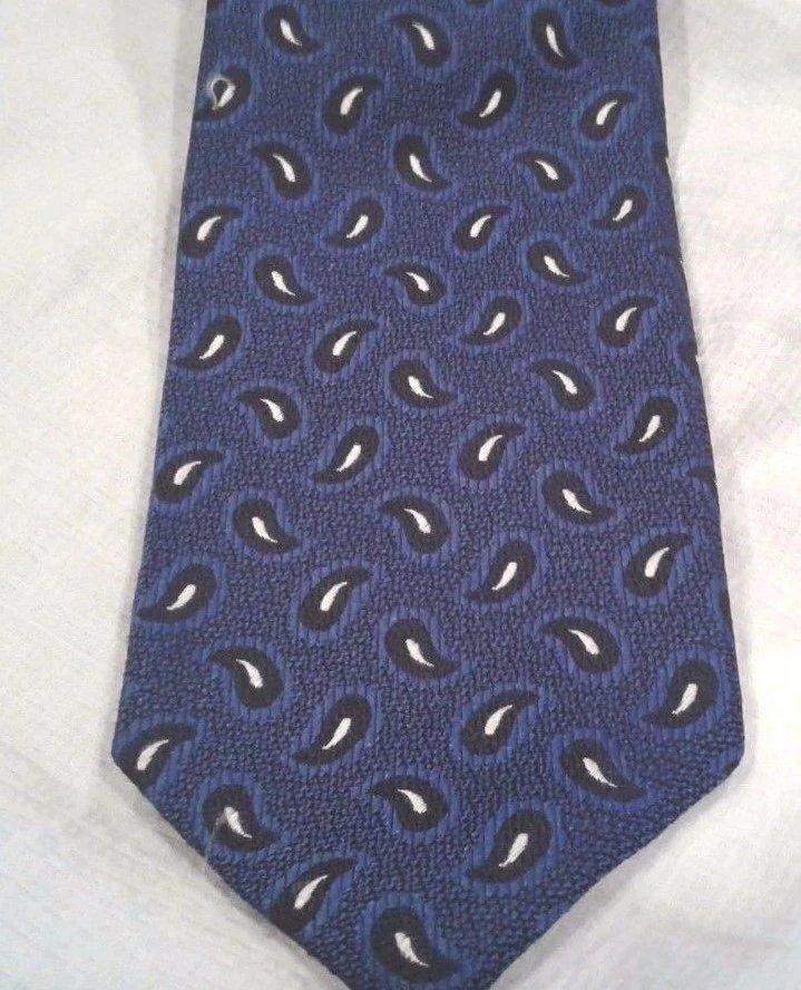 Corbata de seda CESARE ATTOLINI hecha a mano en Italia Foto 1 de 3