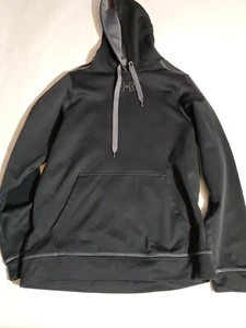 Under Armour Black Loose Hoodie Sweatshirt Small Long Sleeve Logo - Picture 1 of 6