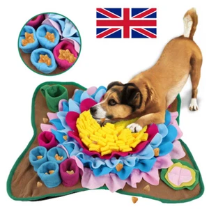 Pet Dog Snuffle Mat Sniffing Treat Foraging Puzzle Feeder Toy Nose Training Pad - Picture 1 of 13