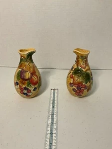 Two Fitz & Floyd Classic Tuscan Villa Cruet Bottles 6” Tall - Picture 1 of 9