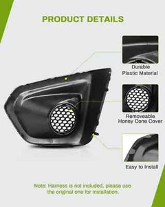 Fog Light Cover Front Bumper Compatible with 2012 2013 2014 Subaru Impreza - Picture 1 of 7