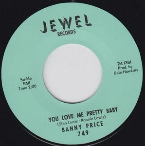 BANNY PRICE You Love Me Pretty Baby JEWEL 7" Re. Dynamic 1965 R&B Shaker HEAR - Picture 1 of 4