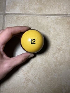 Super Aramith Pro Pool Ball 2.25" Billiard #12 Ball 5.6 oz Ball Vintage - Picture 1 of 4