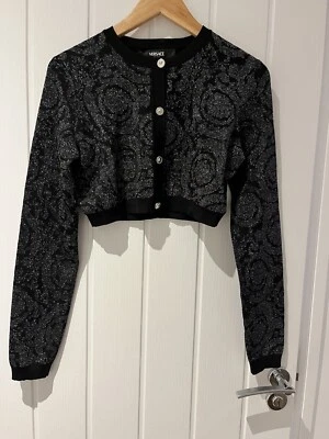 Versace Barocco cropped cardigan IT42 UK10 RRP£1200 BNWT - Image 1 of 4