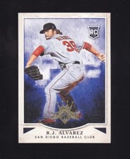 2015 Diamond Kings R. J. Alvarez Rookie #176 San Diego Padres