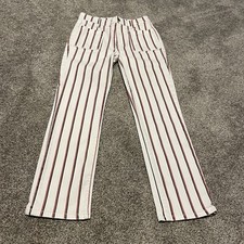 FRAME Le Bardot Crop Straight Leg Jean Classic Stripe Size 27