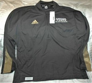 Las Vegas Golden Knights Adidas Prime Blue knit long sleeve shirt men's MED NWT - Picture 1 of 3