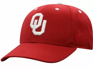 SOMBRERO GORRA OKLAHOMA SOONERS CRIMSON NCAA TAMAÑO SUPERIOR DE LA DINASTÍA MUNDIAL ¡NUEVO CON ETIQUETAS! - Imagen 1 de 11