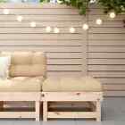 Vidaxl Garden Footstool With Cushion Solid Wood Pine 01 Uk Hot