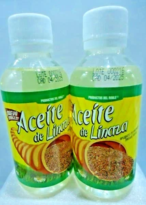 2x Linseed Oil 100% Natural Aceite de Linaza Para Masajes del Roble 120mL - Picture 1 of 3
