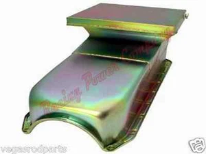 Chevy II 2 11 Nova Small Block rear sump Oil Pan. 283 305 327 350 zinc plated - Picture 1 of 1