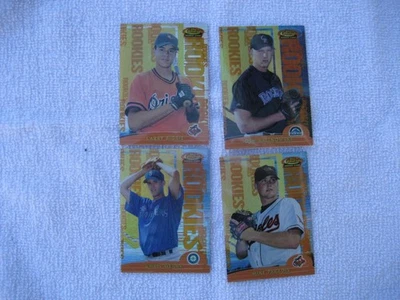 Rare 2000TOPPS FINEST Larry Bigbie Gold Ref RC 103 061/100,+MEARS+KALINOWSKI+PAR - Image 1 of 4