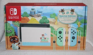 Nintendo Switch Animal Crossing New Horizon System Console EMPTY RETAIL BOX ONLY - Picture 1 of 7