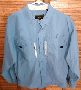 Camisa de pesca senderismo serie XPS Extreme Performance para hombre manga media larga azul - Imagen 1 de 4