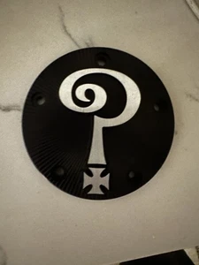 Indian Larry ? Aluminum Timing Points Cover Harley Davidson Twin Cam (5 Holes) - Picture 1 of 9