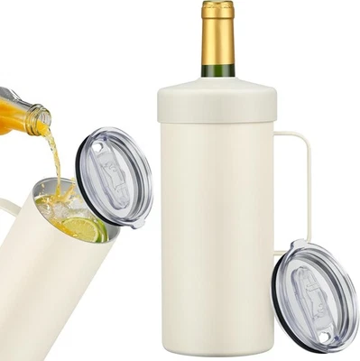 Enfriador de vino 42 oz vaso enfriador sin hielo Foto 1 de 4