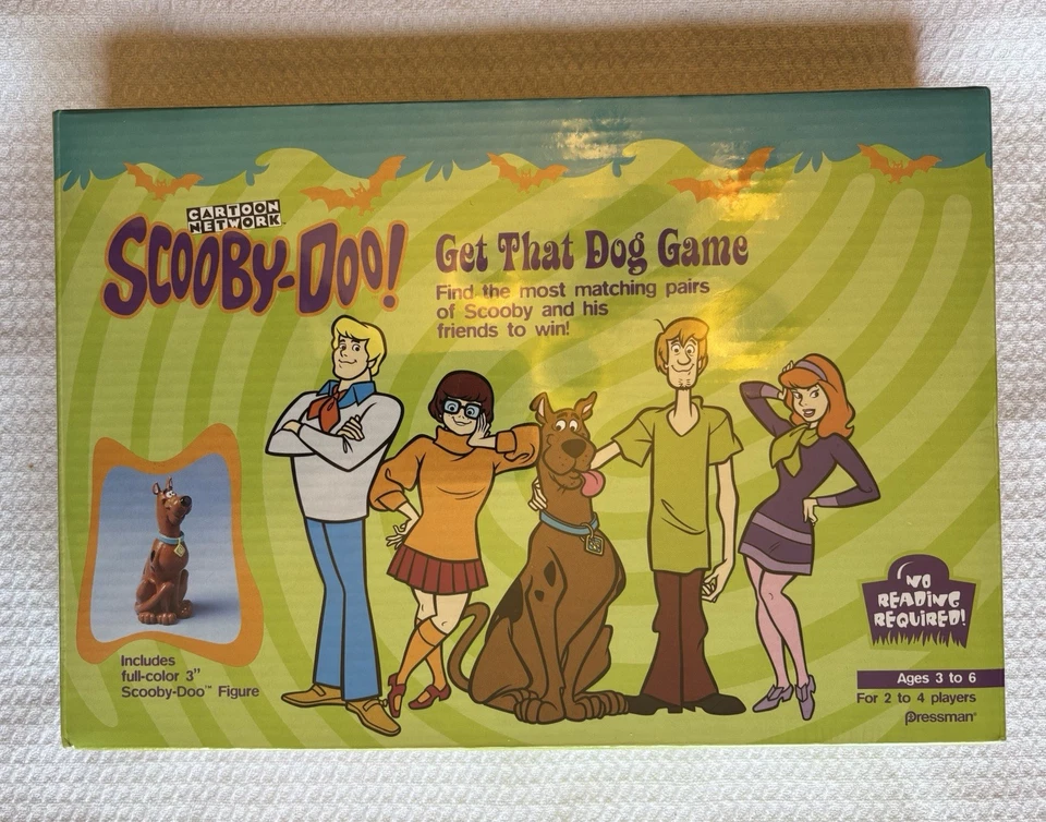 Vintage Scooby Doo Get That Dog Game 1999-2002 Pressman Matching game SEALED/NEW - Image 1 of 4