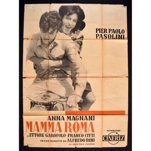 manifesto MAMMA ROMA pier paolo pasolini anna magnani citti garafolo A12 - Imagen 1 de 1