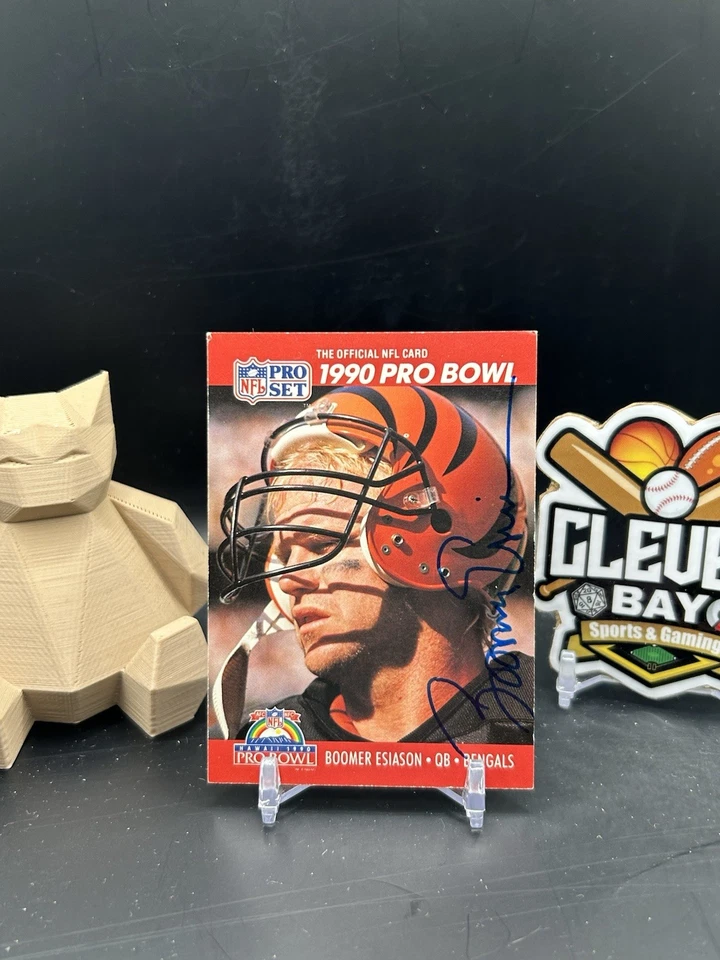 Boomer Esiason Autographed Signed 1990 Pro Set #341 Bengals IP Auto No COA (JDD) - Image 1 of 2