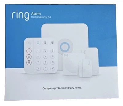 Ring Alarm (2nd Generation) 14 Piece Kit Home Security System - White Brand New! - Image 1 of 3