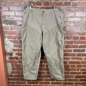 Columbia Pants Mens 42x31 Khaki Canvas Field Hunting Workwear USA Reinforced - Picture 1 of 6