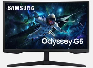 Samsung Odyssey G5 S27CG552EU - G55C Series - LED monitor - curved - QHD - 27" - Afbeelding 1 van 14