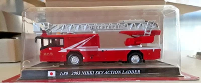 Del Prado 1:80 Scale 2003 Nikki Aerial Platform Ladder Fire Truck - NOS (FD-134 - Image 1 of 4