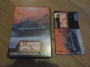 M-1 Abrams Battletank Sega Mega Drive Boxed With Manual - Picture 1 of 4