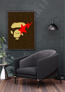 BAPE Bapesta A BATHING APE POSTER PRINT PICTURE WALL ART HYPE SUPREME A3 A4 SIZE