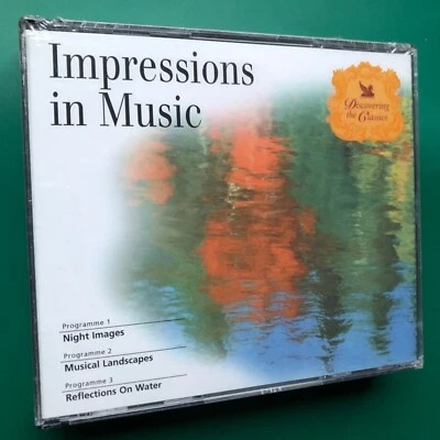 IMPRESSIONS IN MUSIC 3 x CD Night Images Landscapes Reflections On Water SEALED - Image 1 of 4