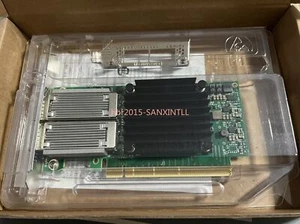 Carte d'interface réseau adaptateur PCIe double port ConnectX-4 100 GbE Mellanox MCX416A-CCAT CX416A - Photo 1/4