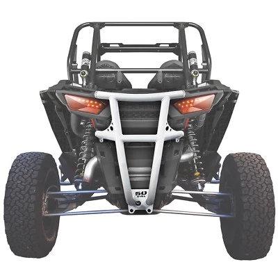 Heavy Duty USA Made Rear Tube Bumper Polaris RZR XP1000 XP Turbo White Lightning - Image 1 of 4
