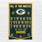 Green Bay Packers 3x5 ft Flag Hall of Fame Inductees Banner NFL Rodgers Champs