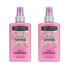 x2 John Frieda Vibrant Shine 3in1 Gloss Spray 5.0 floz (PACK OF 2) - Picture 1 of 1