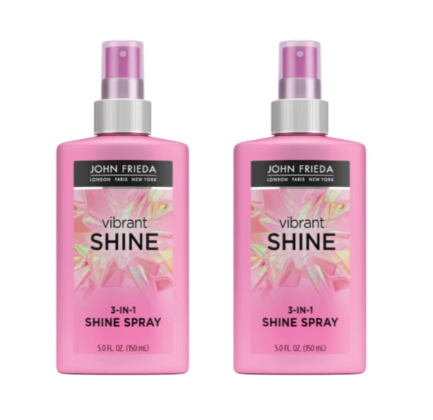 X2 John Frieda Vibrant Shine 3 en 1 Brillo Spray 5.0 Floz (PAQUETE DE 2) Foto 1 de 1