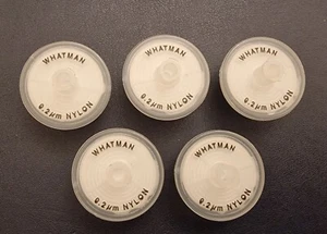 5 Pcs Whatman 25mm Syringe Filter 0.2µm Nylon Membrane Puradisc 25 NYL - Picture 1 of 2
