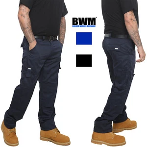 Pantalones de trabajo de combate de carga ligeros BWM para hombre talla 28 a 52 y bolsillos para rodilleras - Imagen 1 de 13