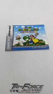 Super Mario World GBA Gameboy Advance Instructions Manual / Booklet ONLY - Picture 1 of 1