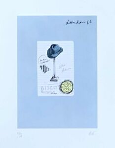 Claes Oldenburg "NOTES IN HAND" Original Lithograph  S/N