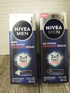 Nivea MEN Age Defense Suero Avanzado 2 en 1 Mancha Oscura + Arruga 1.oz CADA UNO (2pK) - Imagen 1 de 6