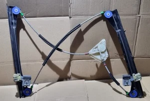 VW POLO 9N3 RIGHT DOOR WINDOW REGULATOR 3 DOOR CAR 6Q3837756A DRIVER SIDE OSF - Picture 1 of 12
